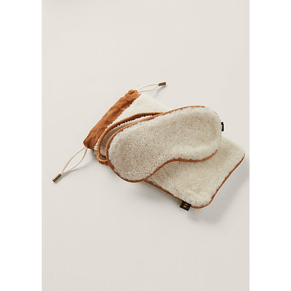 NWT Ralph Lauren Home luxury HARDING EYE SLEEP MASK in Camel Gift Set $595